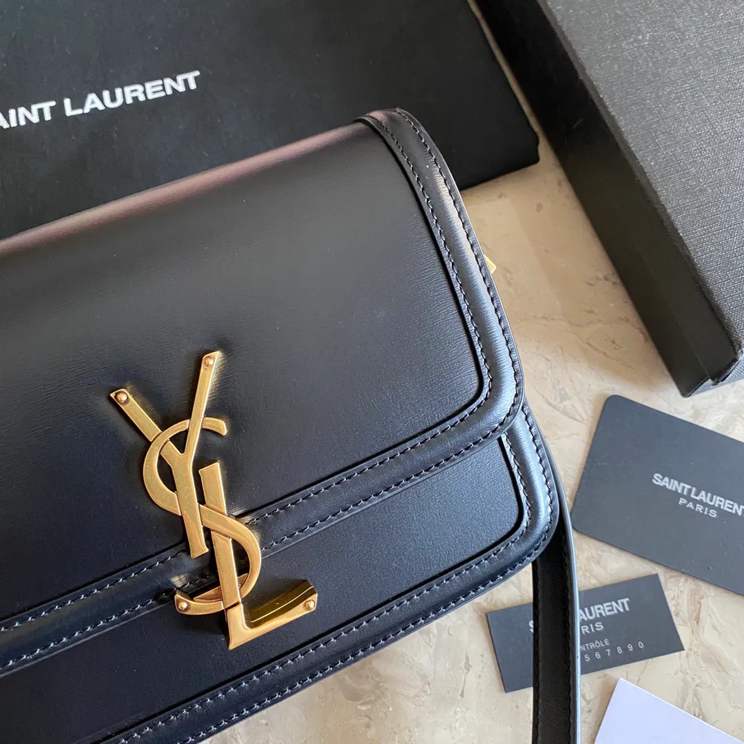 SOLFERINO SMALL SATCHEL IN LACQUERED AYERS — image 2