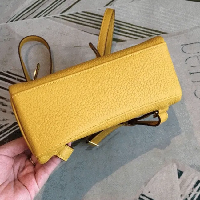 Yellow Clemence Hermes Kelly Ado PM Backpack — image 8