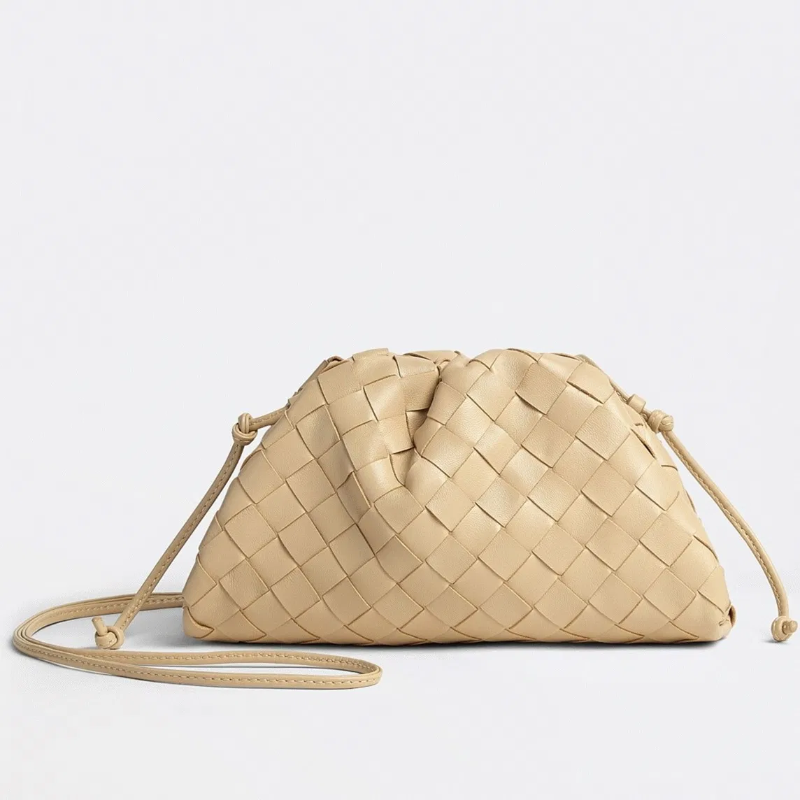 Knockoff Bottega Veneta Mini Pouch with Strap Porridge