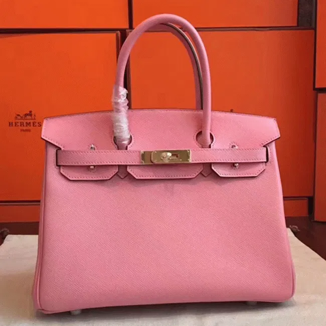 Pink Shade Luxury Hermes Birkin 35cm Bag
