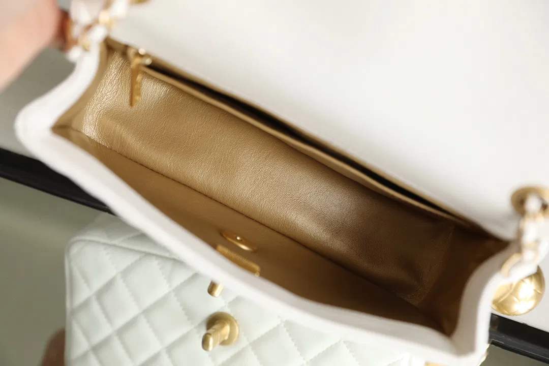 Chanel classic flap mini with golden ball — image 8