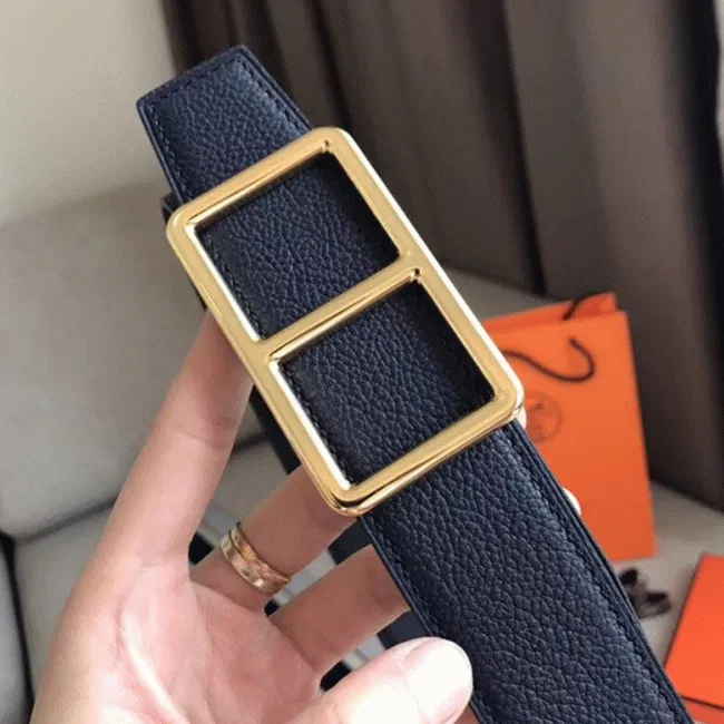 Hermes Officier belt buckle in navy blue — image 6