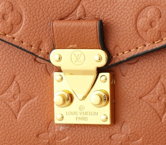 Louis Vuitton Monogram Empreinte Metis Handbag In Cognac Brown — image 8
