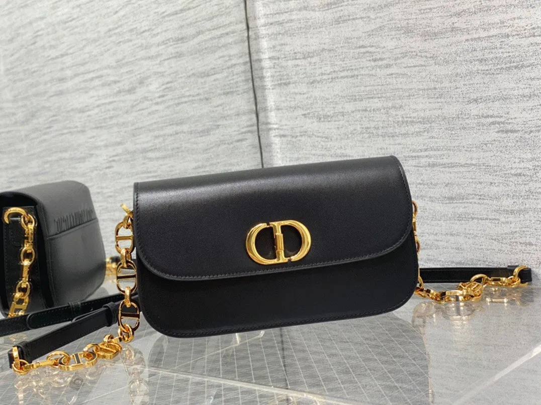 Dior 30 Montaigne Avenue Bag Knockoff in Black Box Calfskin — image 7