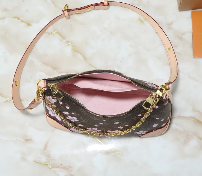 X TM Monogram Canvas Boulogne PM With Cherry Blossom — image 3