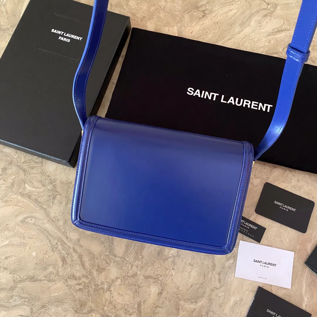 SOLFERINO MIDDLE SATCHEL IN LACQUERED AYERS — image 8