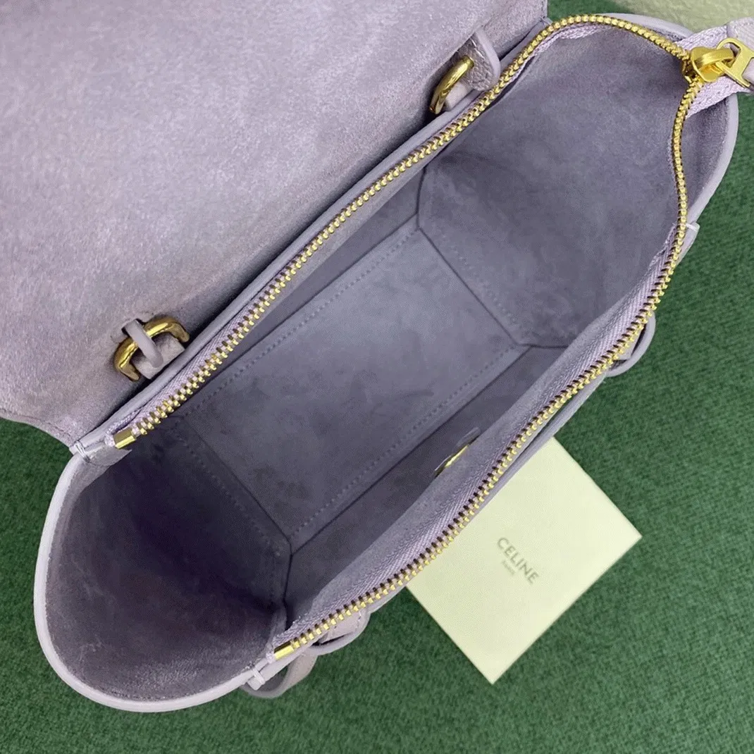 Celine Belt Nano Bag in Lilas — image 9