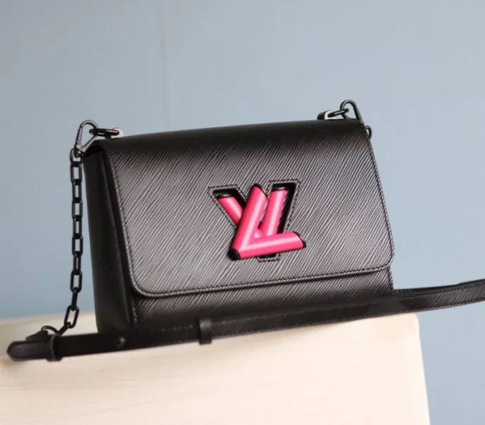 Louis Vuitton Epi Leather Twist MM Bag With Black Vibrant Pink Twist Lock — image 2