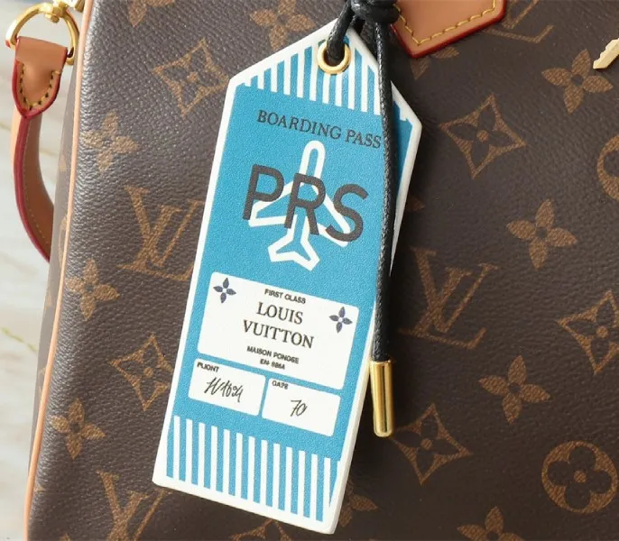 Louis Vuitton Monogram Canvas Soft Speedy 30 Crafty Handbag In Red — image 5
