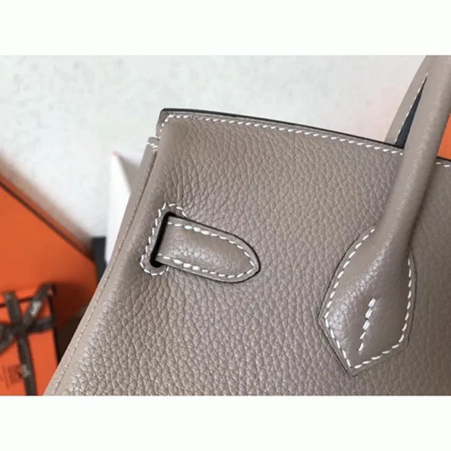 Tourterelle Hermes Birkin 25cm AAAAA Handbag — image 7