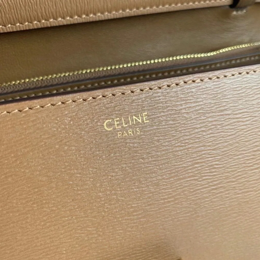 Top Quality Celine Classic Box Medium Bag In Camel — image 9