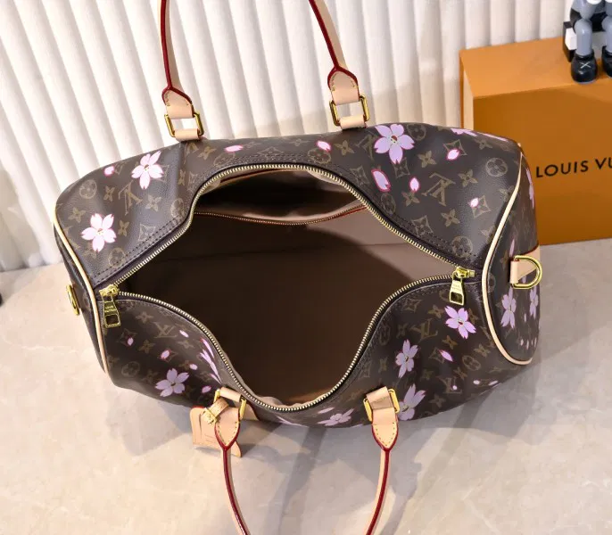 LV X TM Monogram Canvas Keepall 45 With Cherry Blossom — image 3