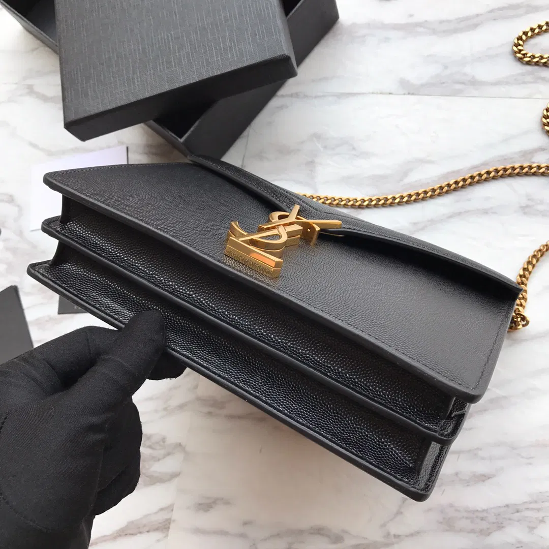 CASSANDRA MONOGRAM CLASP BAG IN OSTRICH — image 7