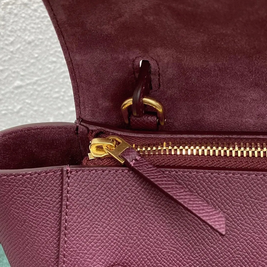 Celine Belt Nano Bag in Bordeaux — image 10
