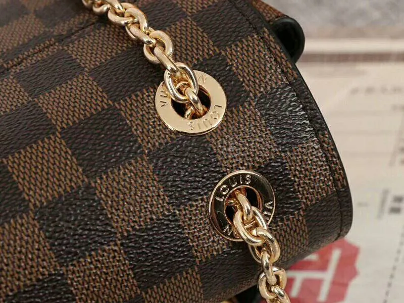 Louis Vuitton Damier Ebene Canvas Vavin PM Bag In Black — image 8