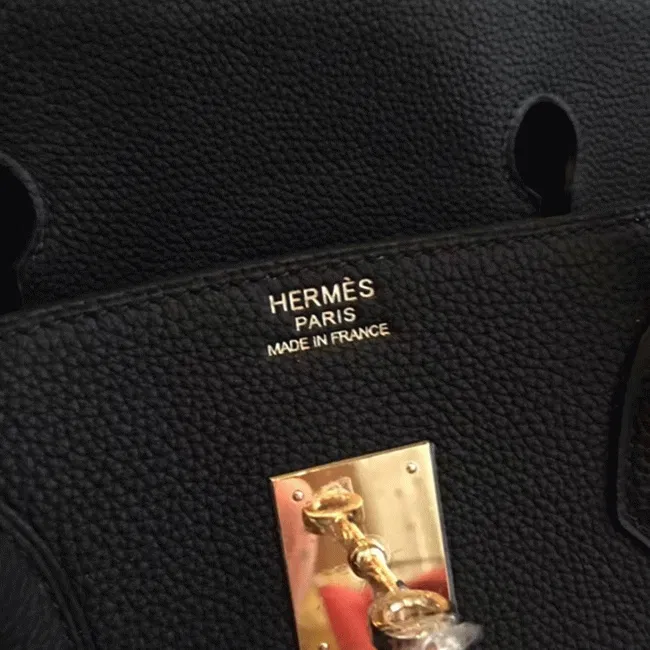 Black Hermes Birkin 40cm Oversized Handbag — image 6