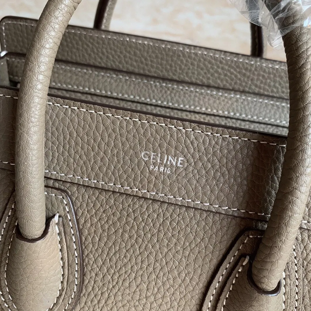 Celine Nano Luggage Tote Bag in Souris — image 6