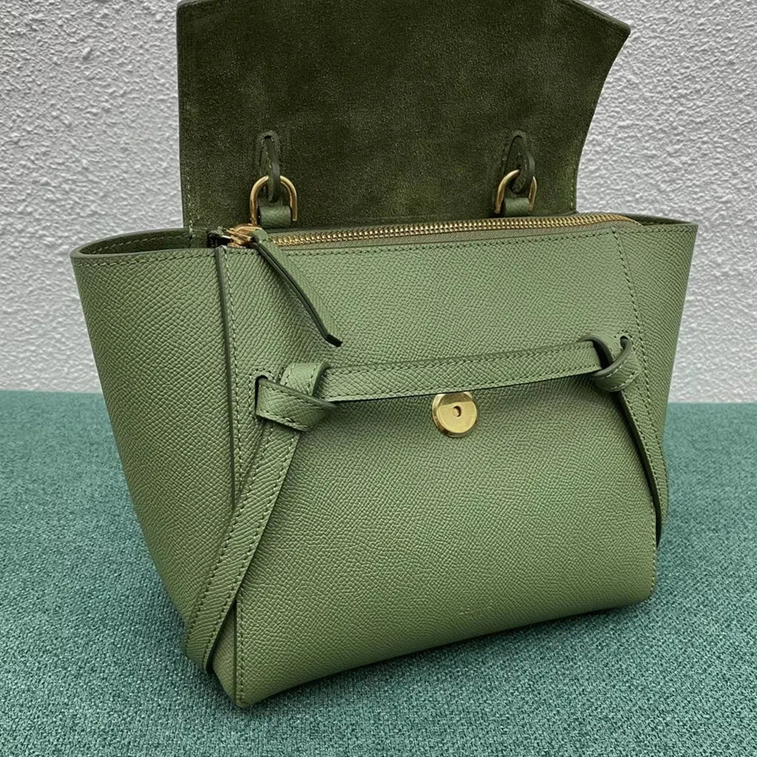 Celine Belt Nano Bag Knockoff in Light Khaki — image 4