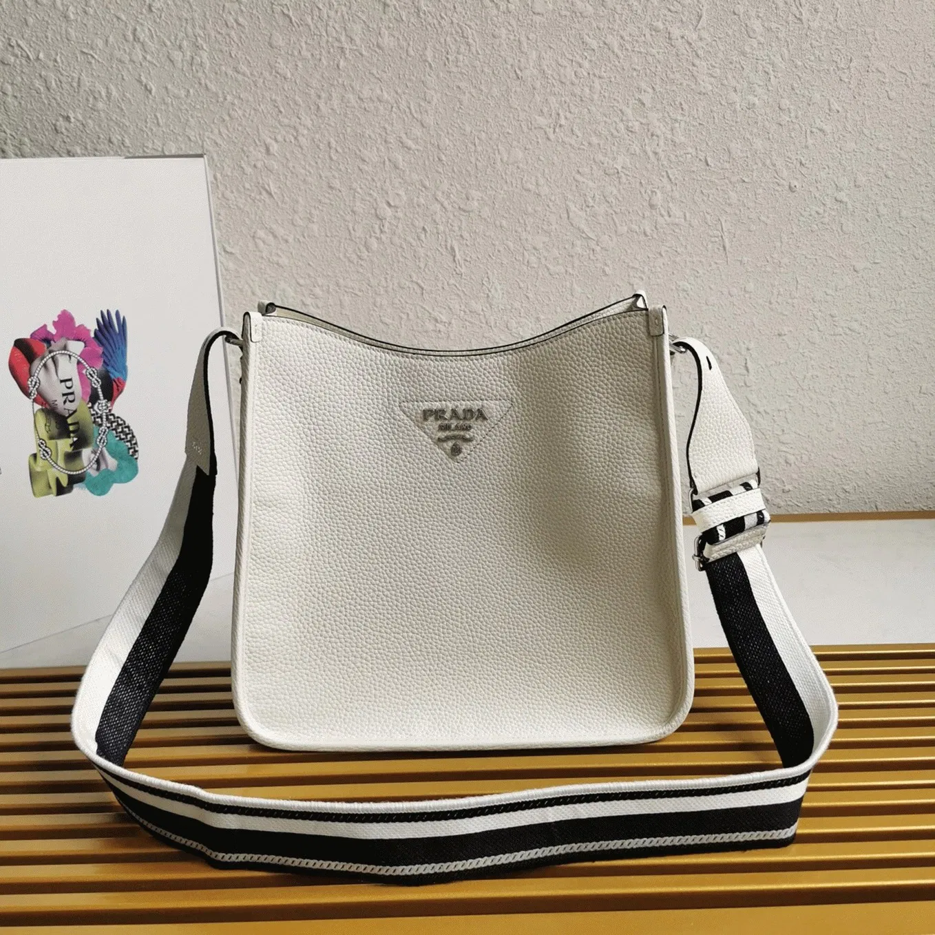Prada Hobo Bag Knockoff in White — image 2