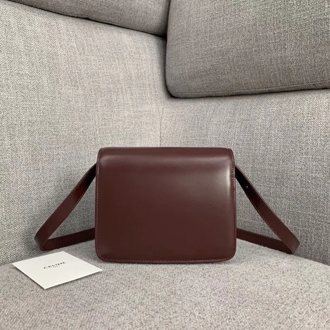Top Quality Knockoff Celine Classic Box Small Bag In Bordeaux — image 6