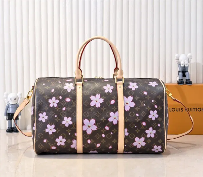LV X TM Monogram Canvas Keepall 45 With Cherry Blossom — image 5