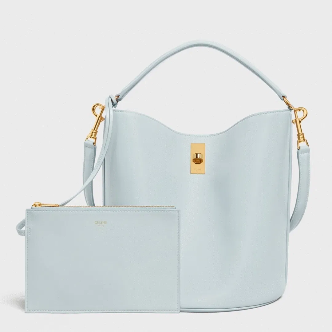 Top Quality Celine Bucket 16 Bag In Mineral Smooth Calfskin