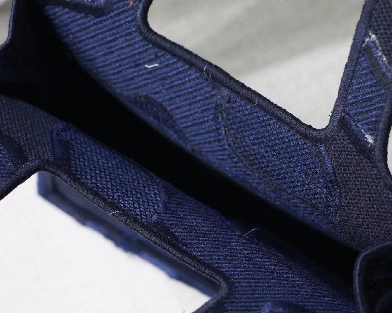 Dior Mini Book Tote Bag in Blue Camouflage — image 7
