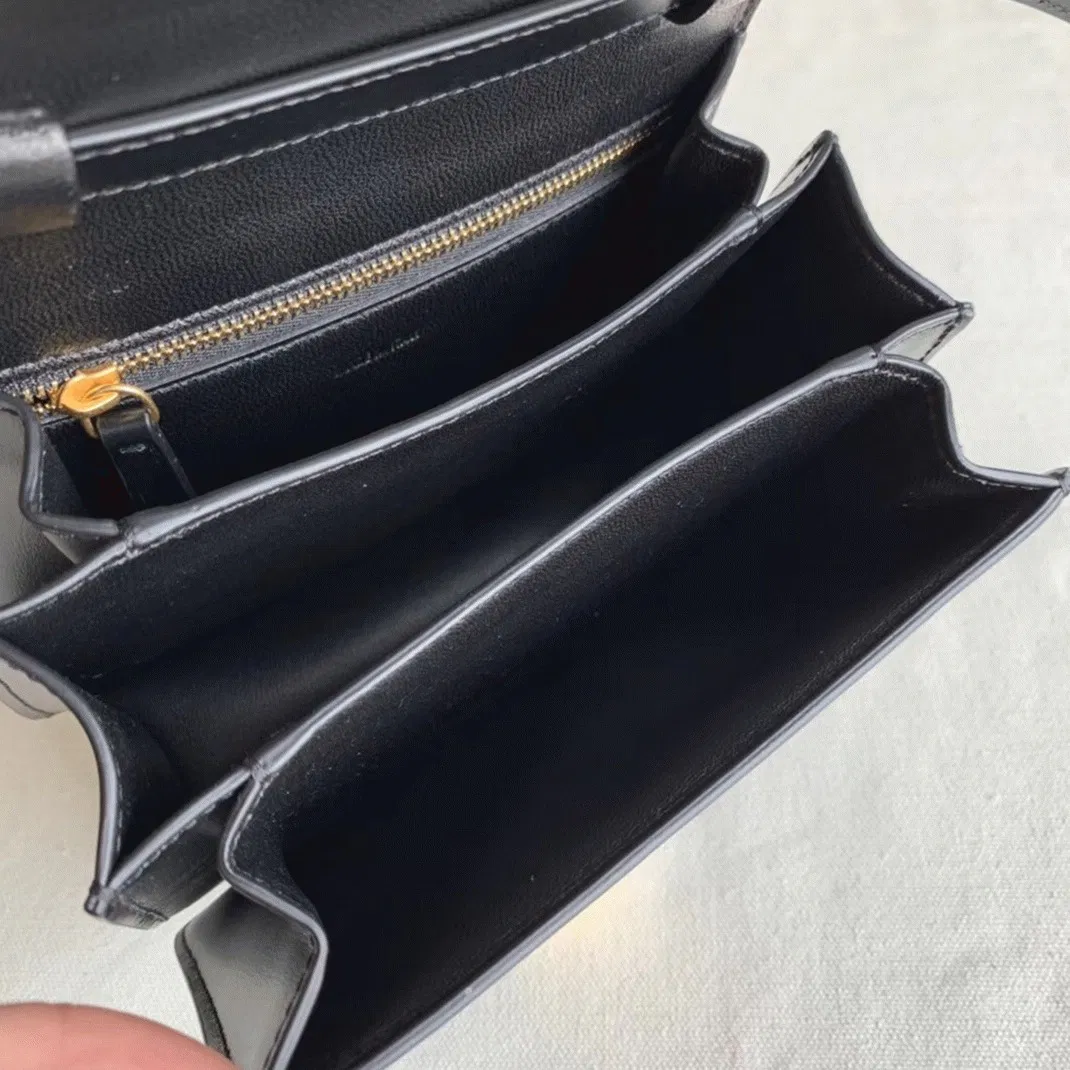 Top Quality Imitation Celine Classic Box Small Bag In Black — image 6