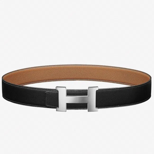 1:1 knockoff Hermes Constance belt buckle in brown shade — image 2