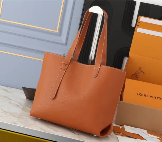 Louis Vuitton Low Key Cabas MM Bag In Cognac Brown — image 2