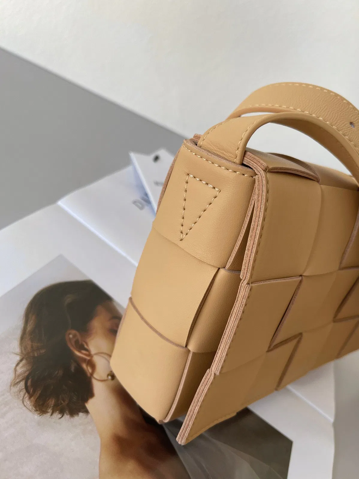 Top Quality Knockoff Bottega Veneta Cassette Bag In Almond — image 9