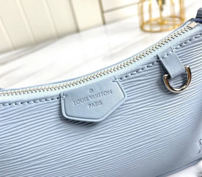 Louis Vuitton Epi Leather Easy Pouch On Strap In Bleu Celeste Blue — image 7