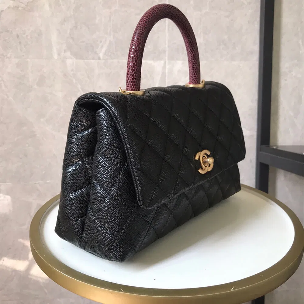 Chanel Coco handle flap shoulder bag PM — image 3