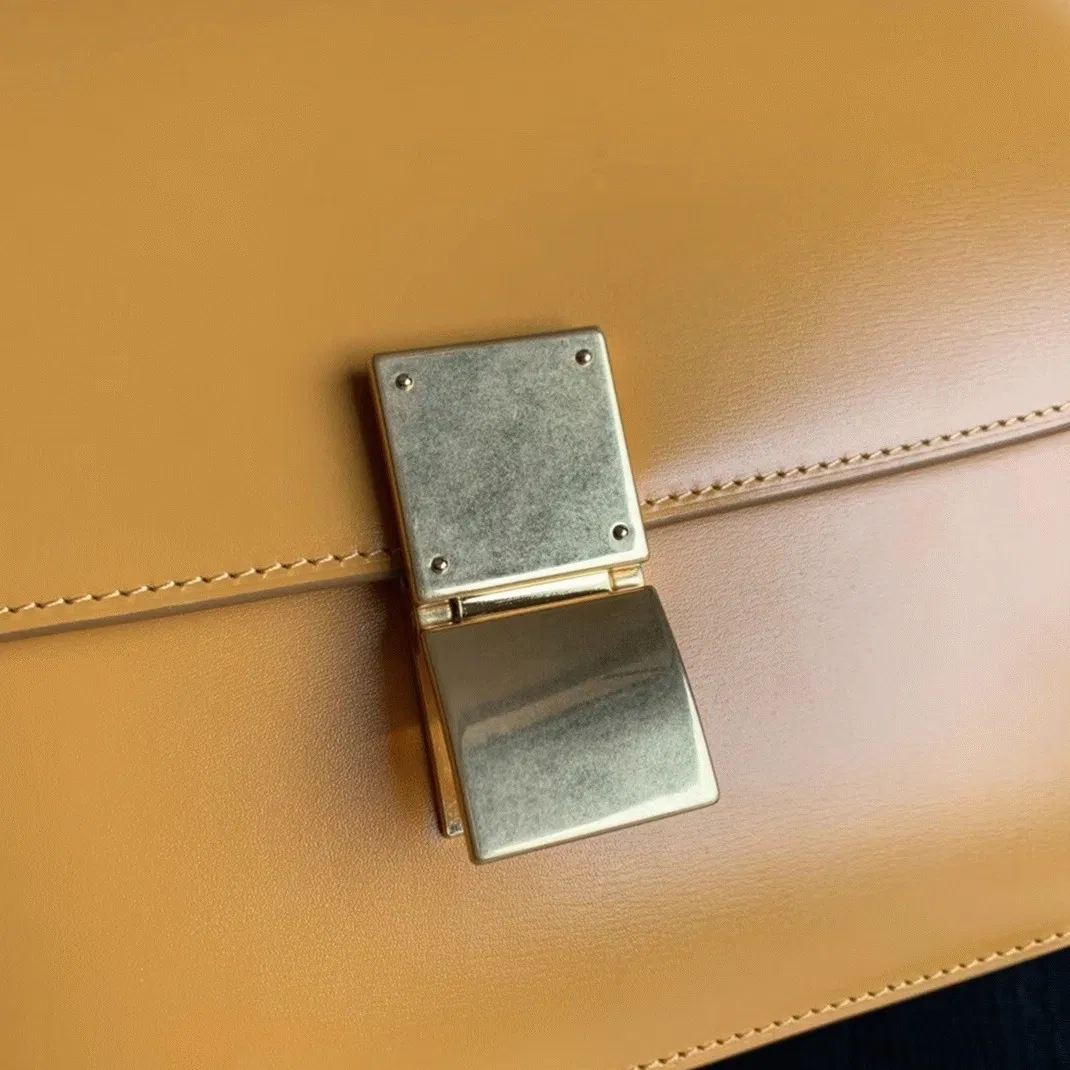 Top Quality Knockoff Celine Classic Box Medium Bag In Yellow — image 4