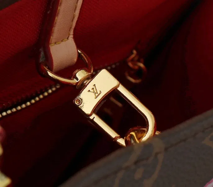 X TM Monogram Canvas Onthego PM With Cherry Blossom — image 6
