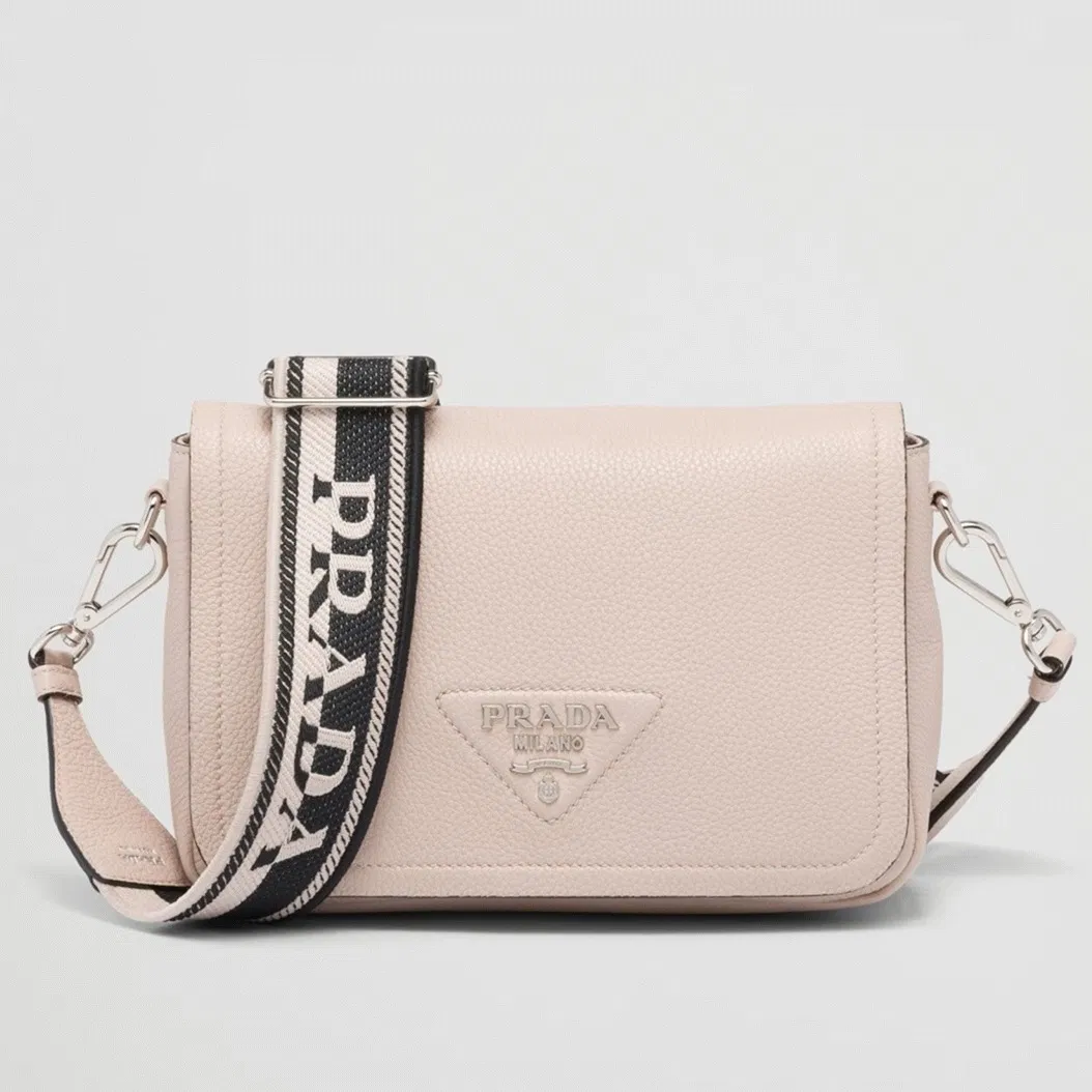 Prada Flap Shoulder Bag in Light Pink