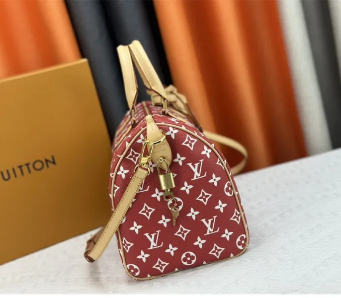 Louis Vuitton Speedy P9 Bandouliere 30 Bag In Red — image 3