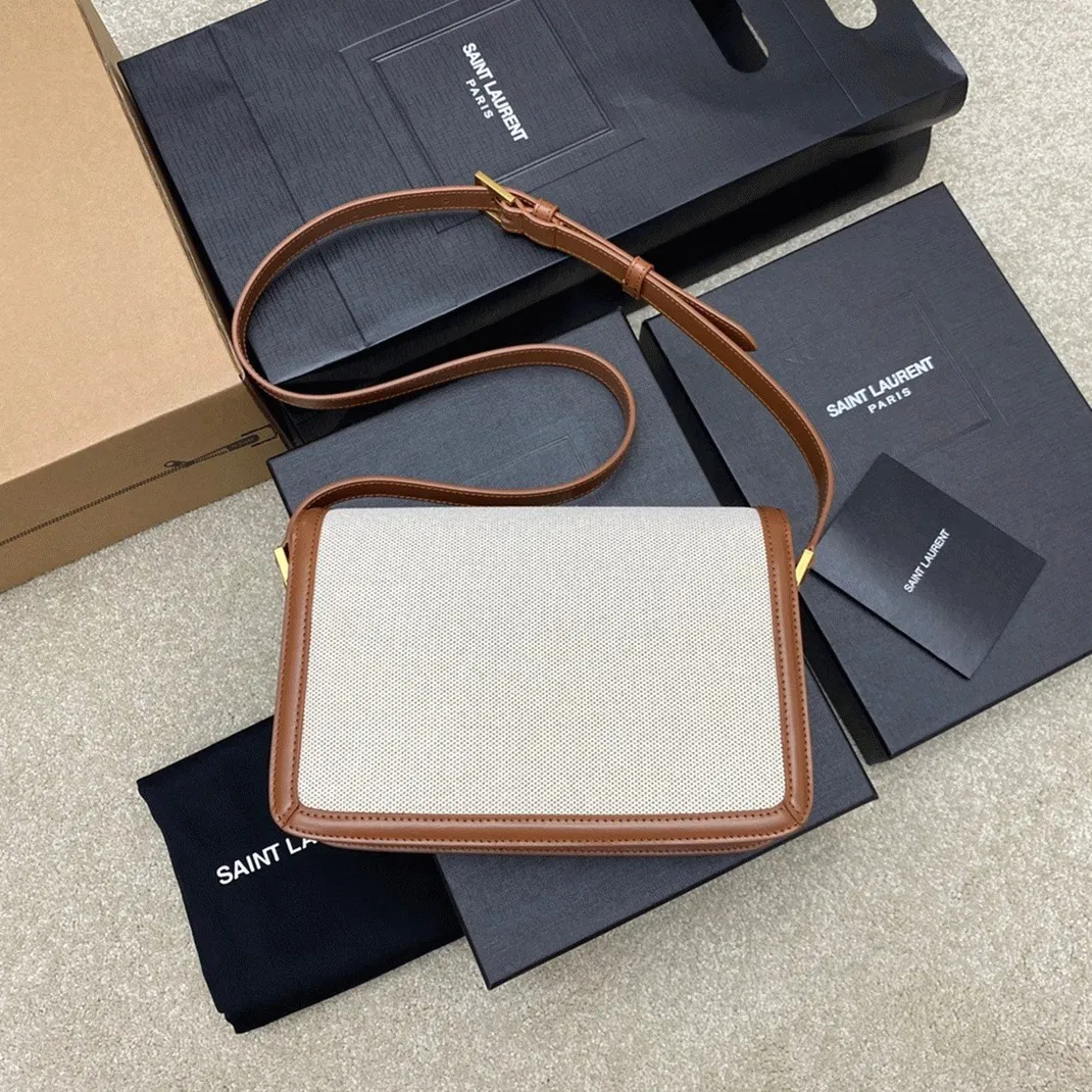Saint Laurent Medium Solferino Bag Canvas — image 13