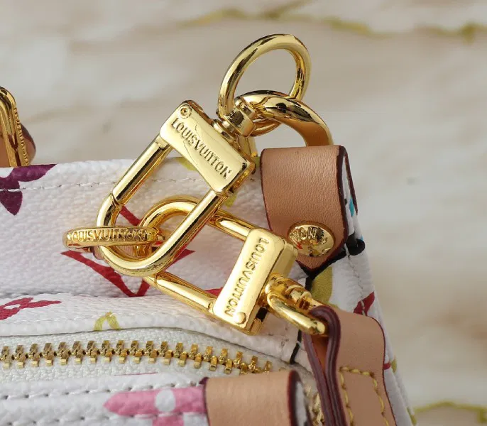 LV X TM Multicolored Onthego East West Chain In White — image 9