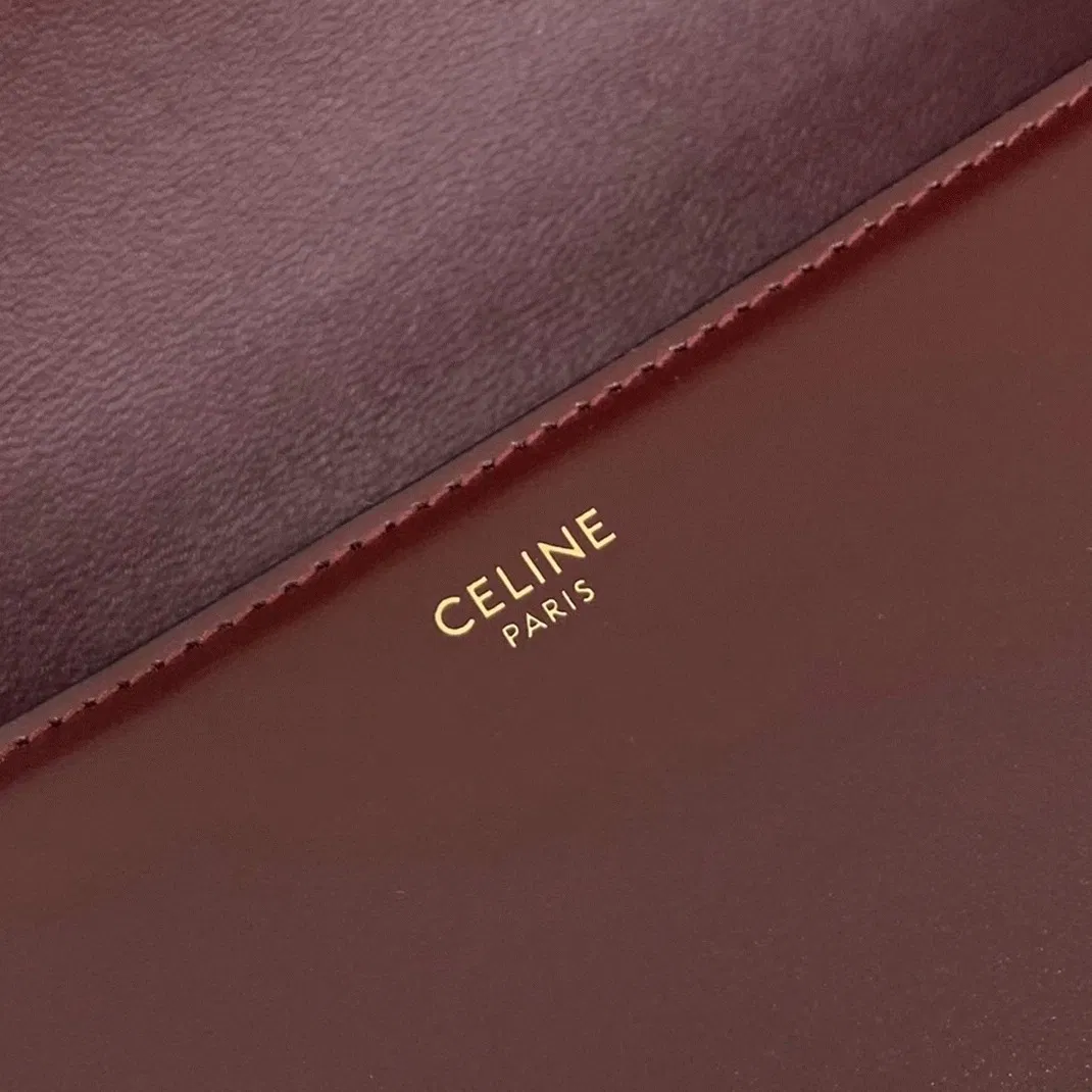Top Quality Celine Triomphe Large Bag In Bordeaux — image 11