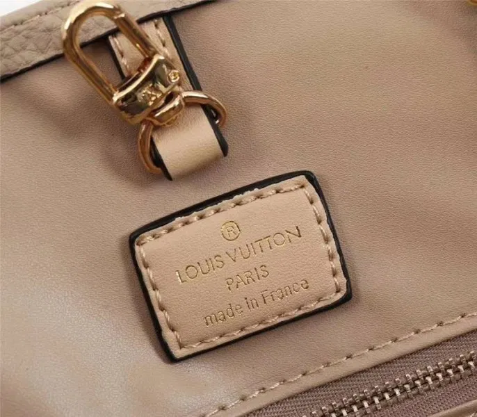 Louis Vuitton Monogram Empreinte Giant Onthego GM Tote In Beige — image 6