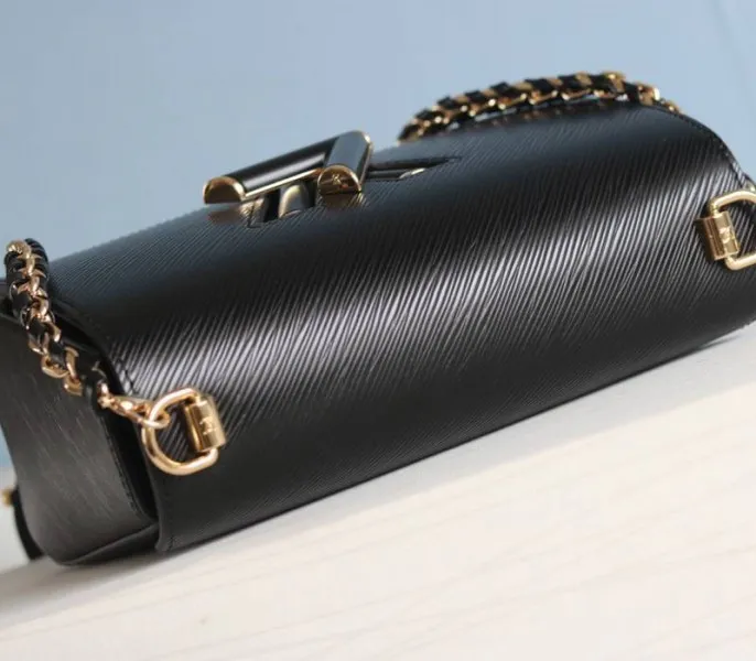 Louis Vuitton Epi Leather Twist MM Bag In Black — image 6