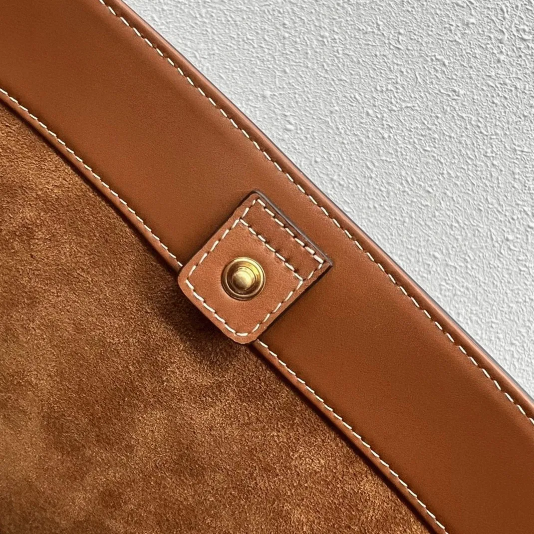 Top Quality Celine Small Bucket Cuir Triomphe In Brown Calfskin — image 8