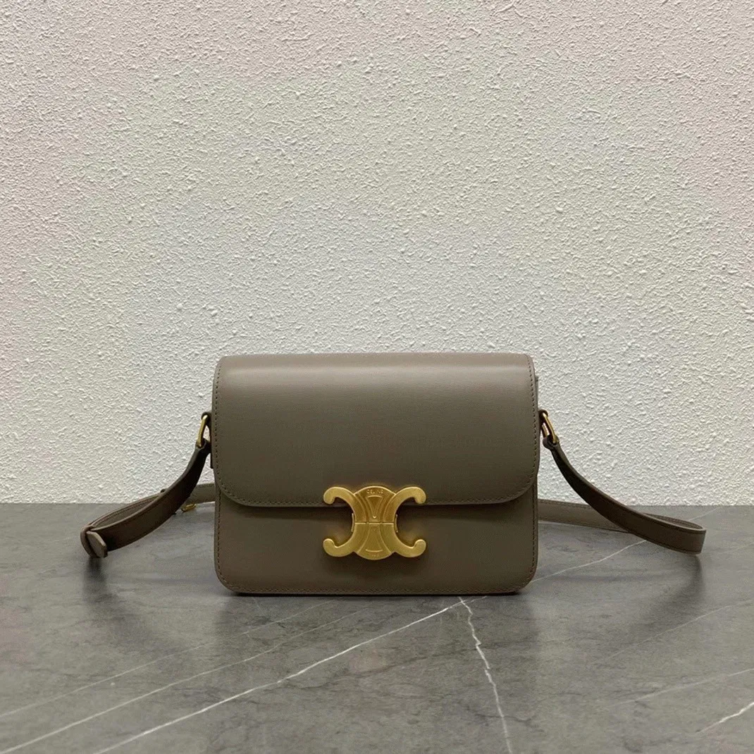 Top Quality Celine Triomphe Teen Bag In Grey — image 5