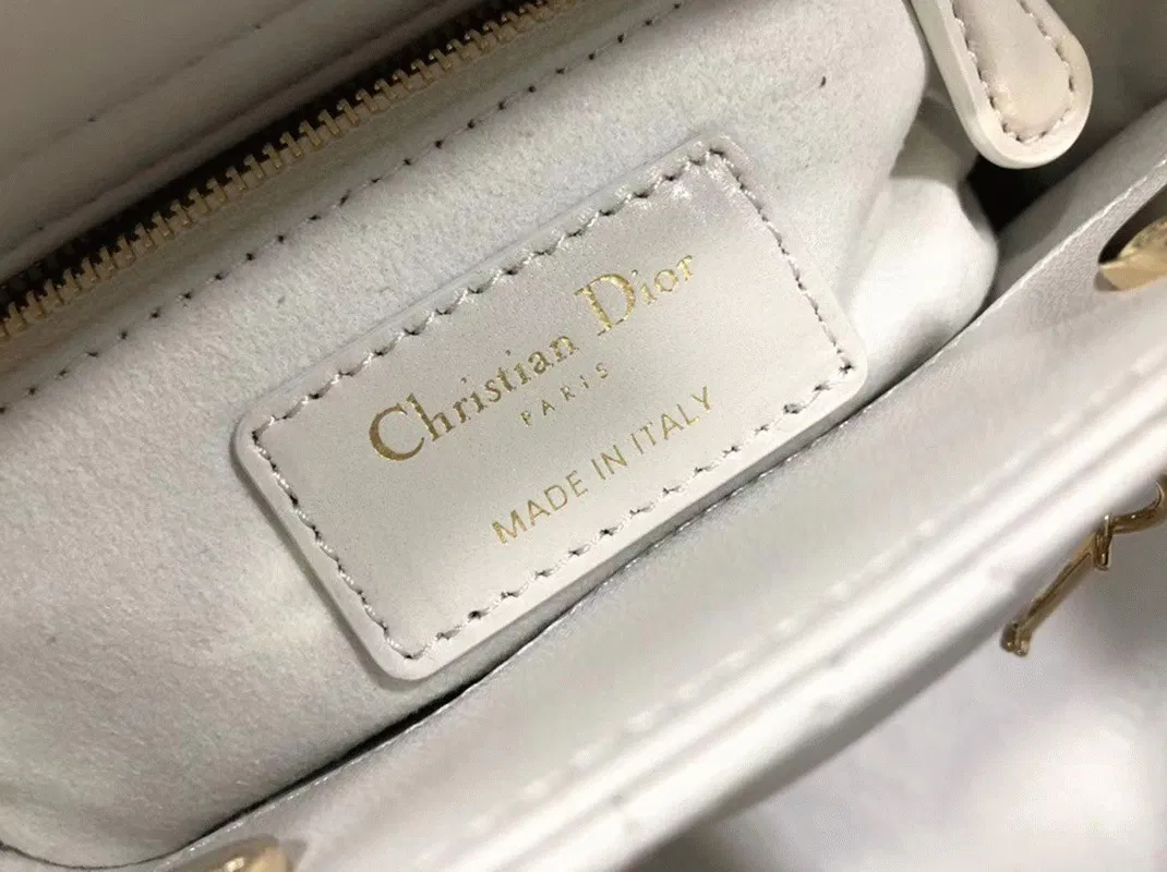 Dior Lady Dior Mini Bag in White — image 4