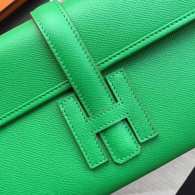 Bamboo Hermes Jige Elan 29 clutch bag — image 2