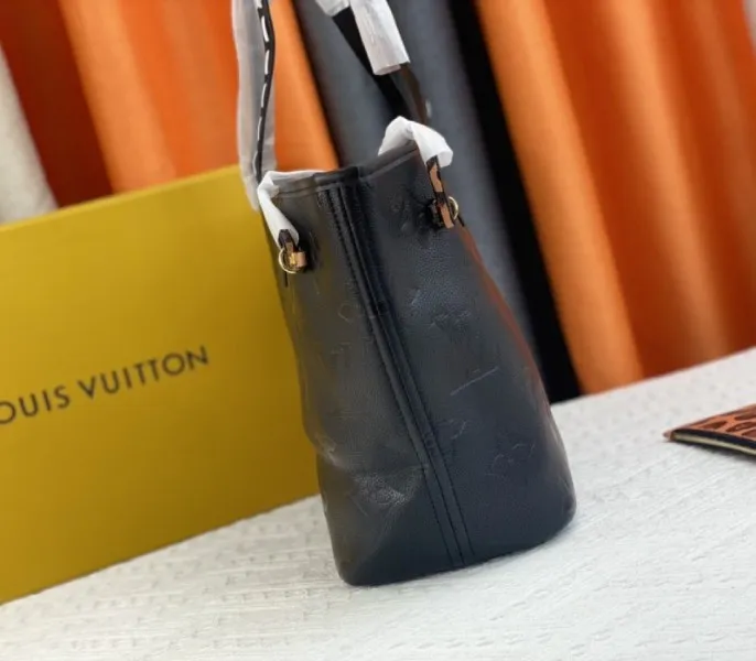 Louis Vuitton Monogram Empreinte Wild At Heart Neverfull MM Tote In Black — image 3