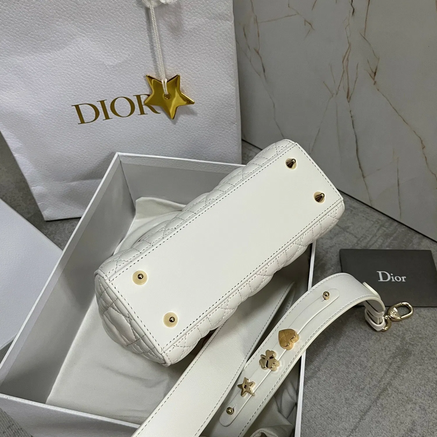 Dior Small Lady Dior My ABCDior Bag in White — image 6