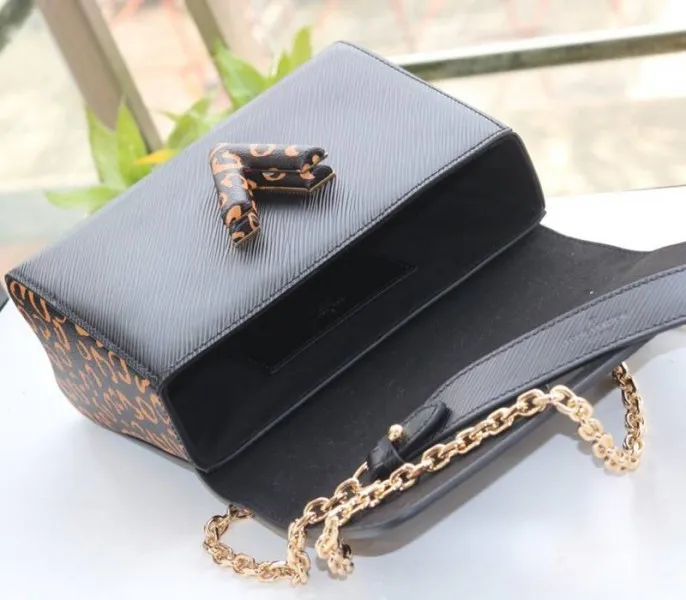 Louis Vuitton Epi Leather Jungle Edition Twist MM Bag In Black — image 6