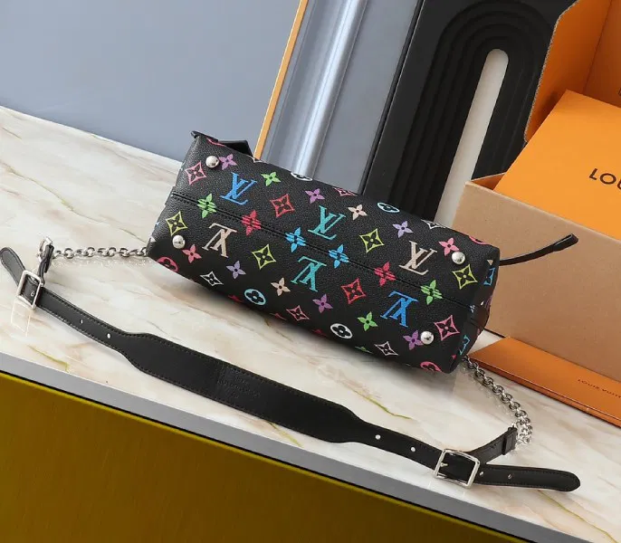 LV X TM Multicolored CarryAll BB In Black — image 4